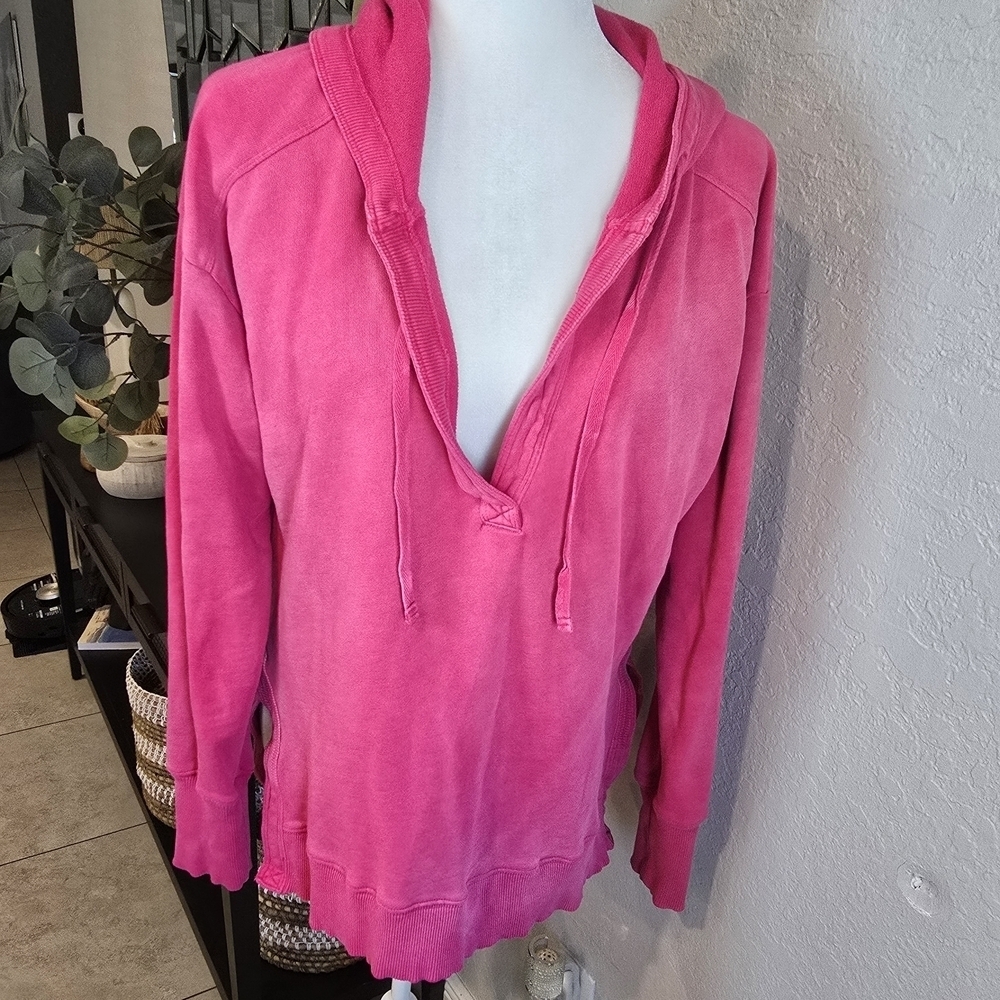 Daily Practice Anthropologie Women’s Hoodie Sweatshirt Pink Size S